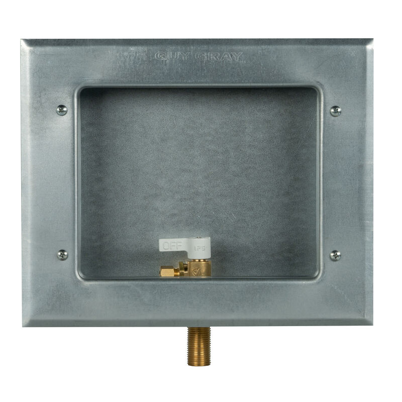 GUYGRAY 88510 BIM875QTSAB 1/2 SWT GALVANIZED ICE MAKER OUTLET BOX WITH ...