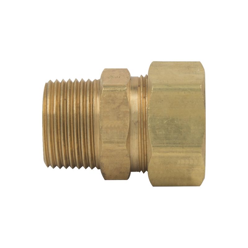 3/8 by 1/2-Inch Rough Brass Brasscraft 69-6-8X Male Reducing Elbow Lead-Free 