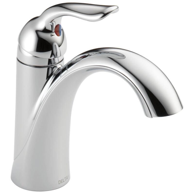 Moen CFG Cornerstone CA40717 Chrome Faucet Single Handle with Drilled Pop-Up 