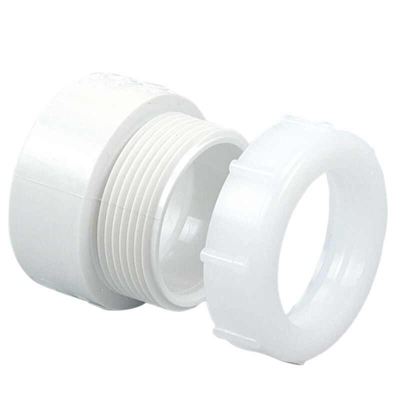P103P-015 - P103P-015 - 1-1/2\" PVC DWV Male Trap Adapter W/ Plastic Nut...