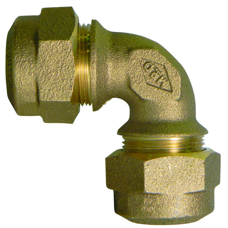 AY MCDONALD 74761Q 2 CTS MCQUIK BRASS 1/4 BEND LEAD FREE at Plumbing