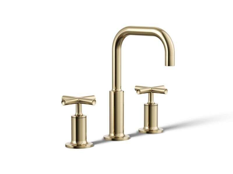 Kohler 14406-3-TT Purist Vibrant Titanium 1.2 GPM 3 Hole 8 in. to