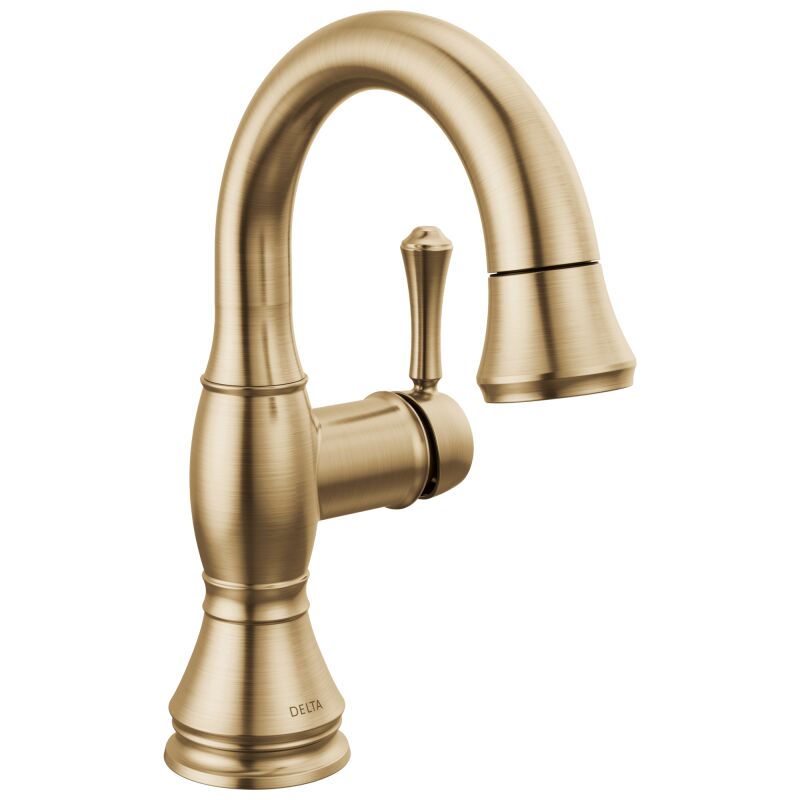 DELTA 597CZPDDST CASSIDY CHAMPAGNE BRONZE 1.2 GPM 1H DM SGL LEVER HDL