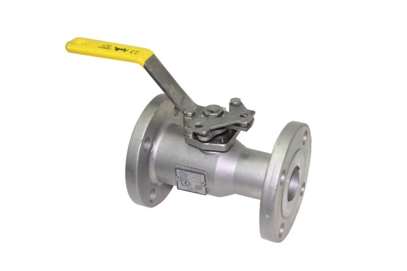 APOLLO 87A10E01 8 FLANGE STAINLESS STEEL CLASS 150 STANDARD PORT BALL ...