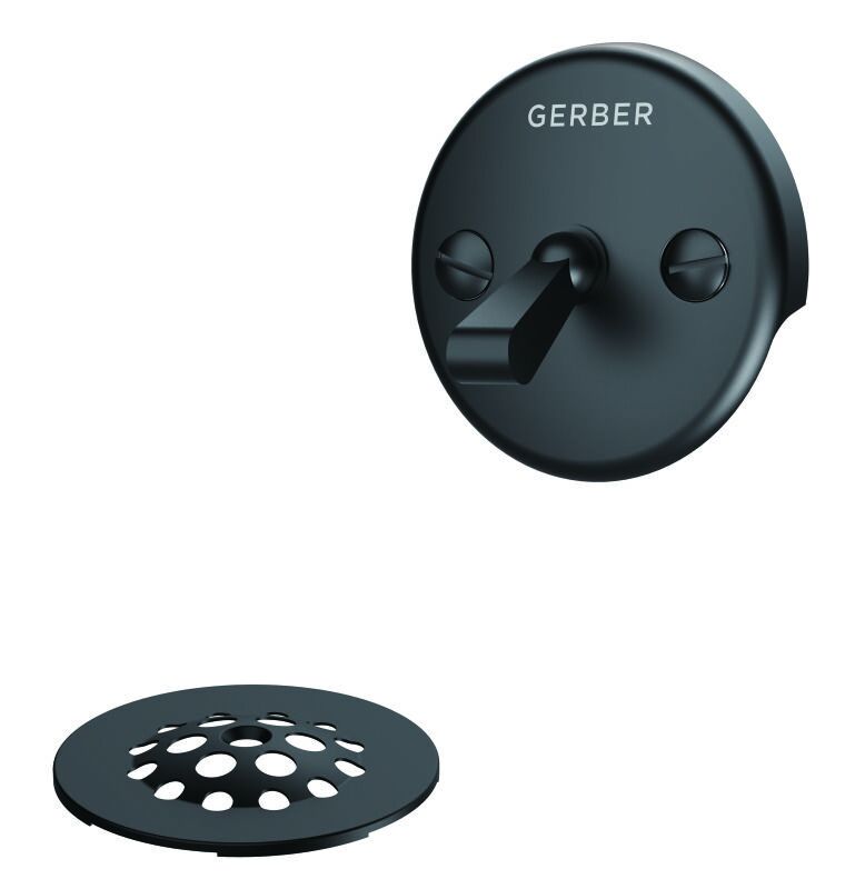 GERBER 86863BS BLK SATIN TRIP LEVER TUB DRAIN TRIM KIT at Weinstein Collingswood