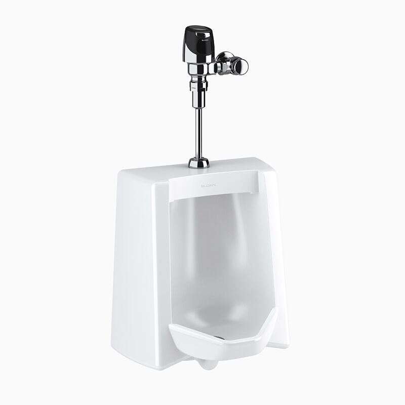 Healey & Lord Niagara Tall Floor Standing Urinal - No Splash Guard or Foot  Plate, Top Water Inlet