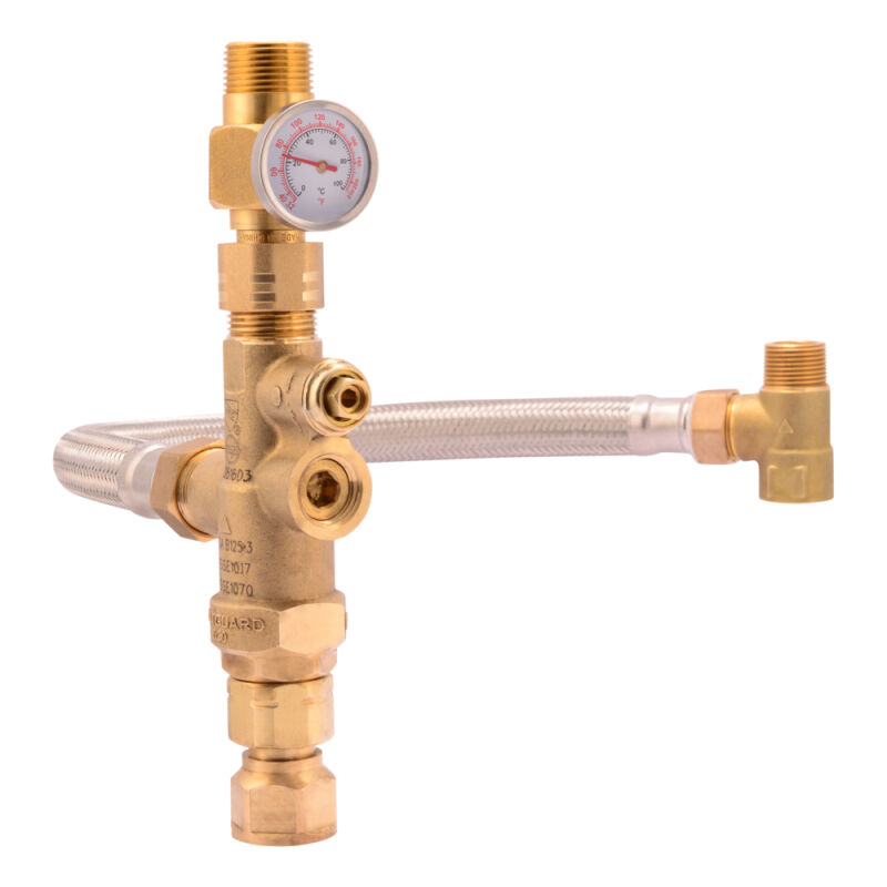 Watts Series LF1170 3/4 in. PEX Barbed Thermostatic Mixing Valve