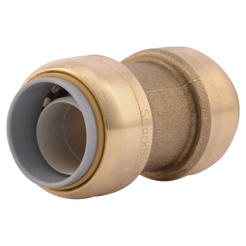 Merit Brass - Brass Pipe Coupling: 1/2″ Fitting, Threaded, FNPT x FNPT,  Class 125 - 02202711 - MSC Industrial Supply