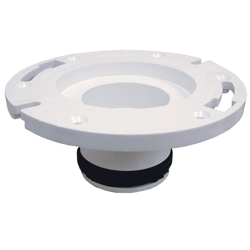 SIOUX CHIEF 886GP 4 MALE PUSHTITE PVC GASKETED CLOSET FLANGE WITH