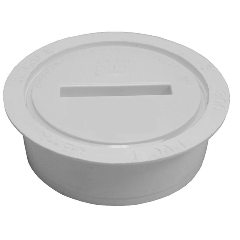 Pvc Cleanout Assembly JONES-STEPHENS C60-007 3 INTERNAL PVC PIPE CLEANOUT WITH 2-1/2 ...