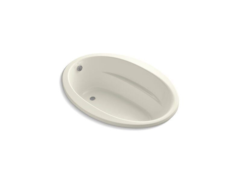 Kohler K 1163 S1 0 White Sunward Acrylic Oval Universal Drain Bathtub 60x42x20 At Shop With Lee Dopkin