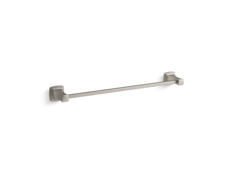 KOHLER Riff 24 in. Single Towel Bar in Vibrant Polished Nickel